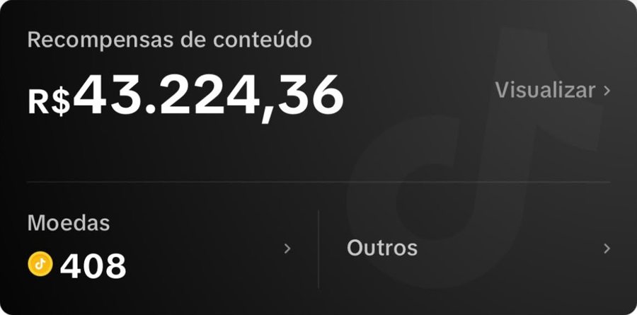 Recompensas de conteúdo de R$ 43.224,36